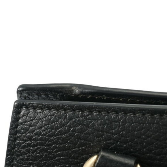 GUCCI Soho Interlocking Black Calf Handbag - Picture 9 of 12